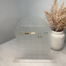 Load image into Gallery viewer, Personalised Acrylic Earring Stand