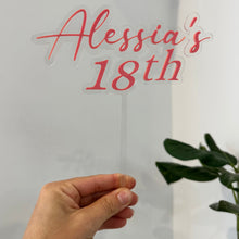 Load image into Gallery viewer, Birthday Cake Topper - Personalised