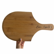 Load image into Gallery viewer, buon appetito wooden personalised engraved pizza paddle