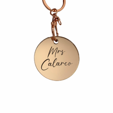 Load image into Gallery viewer, Engraved Custom Keyring