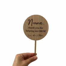 Load image into Gallery viewer, Thank You Plant Sign - Personalised