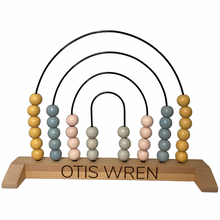 Load image into Gallery viewer, personalised wooden engraved baby toy