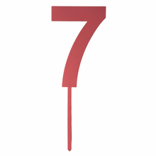 Load image into Gallery viewer, pink number cake topper decoration