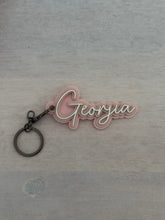 Load image into Gallery viewer, Triple Layer Keyring - Personalised
