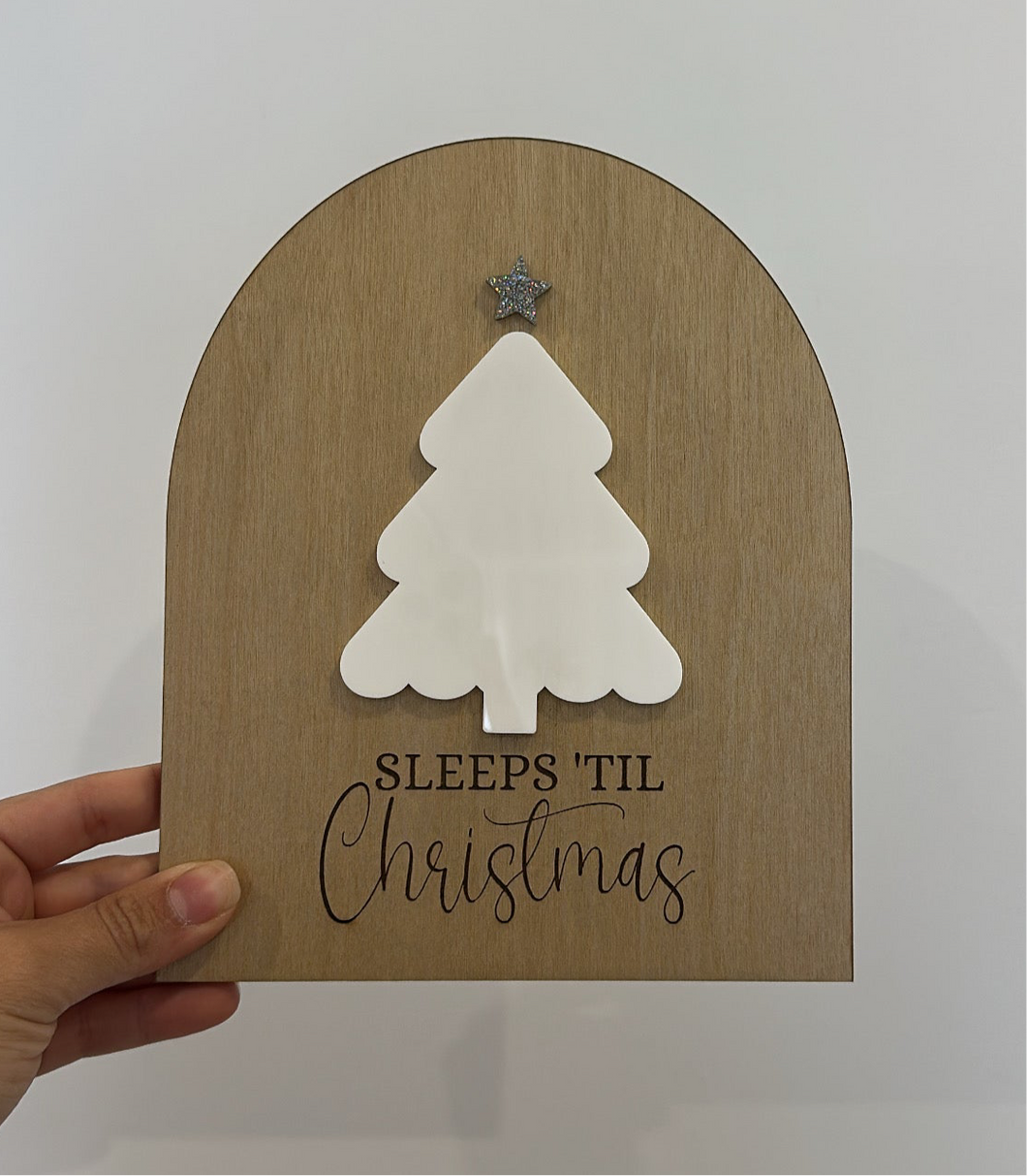 Christmas Countdown Sign