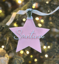 Load image into Gallery viewer, Star Christmas Ornament - Personalised
