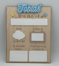Load image into Gallery viewer, Deluxe First Day Of School Sign
