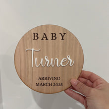 Load image into Gallery viewer, Pregnancy Announcement Sign - Personalised
