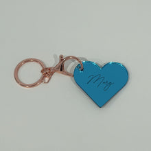 Load image into Gallery viewer, Heart Keyring - Personalised
