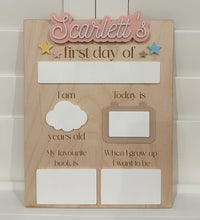 Load image into Gallery viewer, First Day Of School Sign - Personalised
