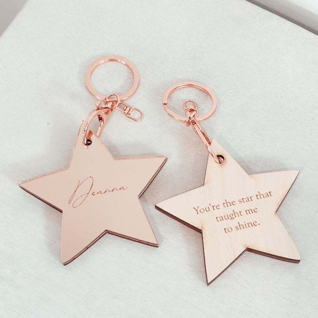 Teacher Thank You Keyring - Personalised