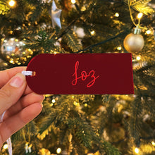 Load image into Gallery viewer, Christmas Stocking Tag - Personalised
