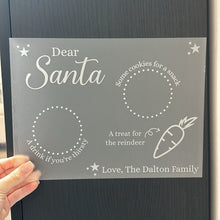 Load image into Gallery viewer, Frosted Santa Snack Board - Personalised
