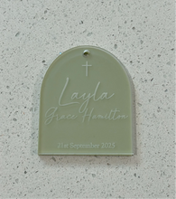 Load image into Gallery viewer, Christening Candle Tag - Personalised
