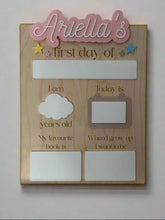 Load image into Gallery viewer, Deluxe First Day Of School Sign
