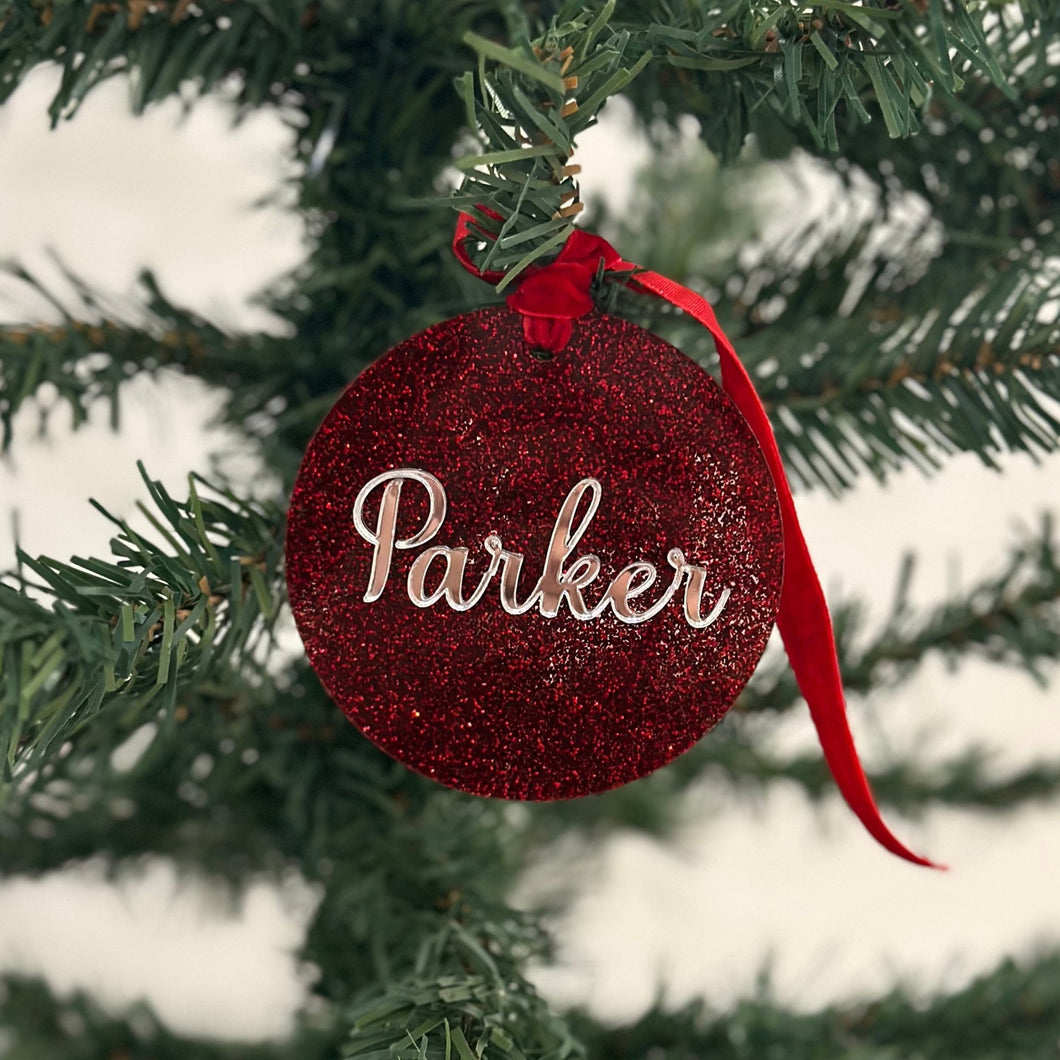 Name Christmas Ornaments - Personalised