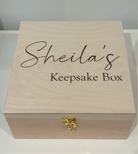 Load image into Gallery viewer, Keepsake Box - Personalised
