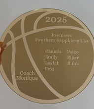 Load image into Gallery viewer, Basketball Coach Personalised Gift Plaque - Acrylic

