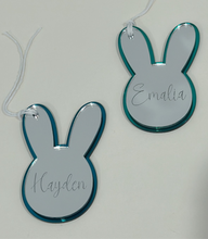 Load image into Gallery viewer, Bunny Name Easter Basket Gift Tag - Personalised
