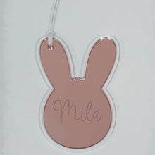 Load image into Gallery viewer, Bunny Name Easter Basket Gift Tag - Personalised
