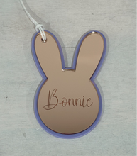 Load image into Gallery viewer, Bunny Name Easter Basket Gift Tag - Personalised
