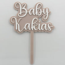 Load image into Gallery viewer, Baby Shower Cake Topper - Personalised
