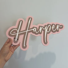 Load image into Gallery viewer, Cursive Name Wall Sign - Personalised
