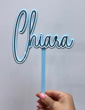 Load image into Gallery viewer, Cursive Name Cake Topper - Personalised
