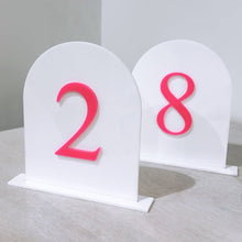 Load image into Gallery viewer, Arch Wedding Table Numbers
