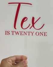 Load image into Gallery viewer, Birthday Party Cake Topper - Personalised
