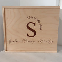 Load image into Gallery viewer, Baby Keepsake Memory Box - Personalised
