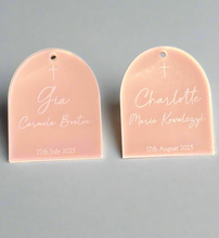 Load image into Gallery viewer, Christening Candle Tag - Personalised
