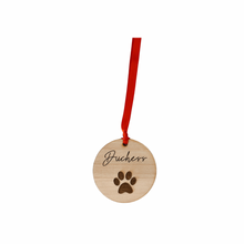 Load image into Gallery viewer, Pet Christmas Tree Ornament - Paw Print

