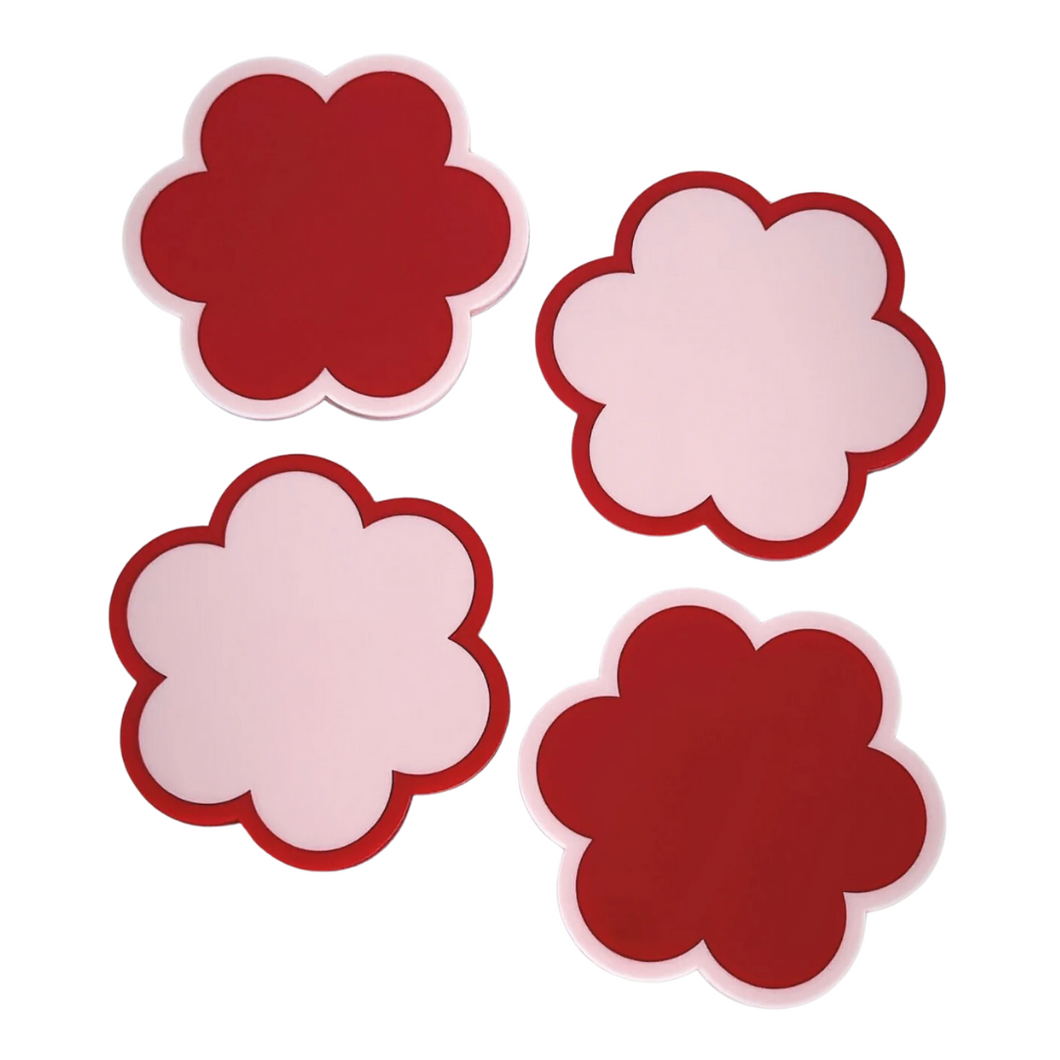 Flower Coaster Set - Custom