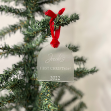 Load image into Gallery viewer, Christmas ornament baby personalised
