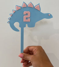 Load image into Gallery viewer, Dinosaur Cake Topper - Personalised
