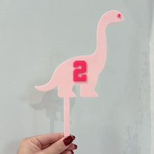 Load image into Gallery viewer, Dinosaur Cake Topper - Personalised
