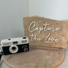 Load image into Gallery viewer, Travertine Wedding Sign Set

