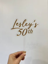 Load image into Gallery viewer, Personalised Birthday Cake Topper

