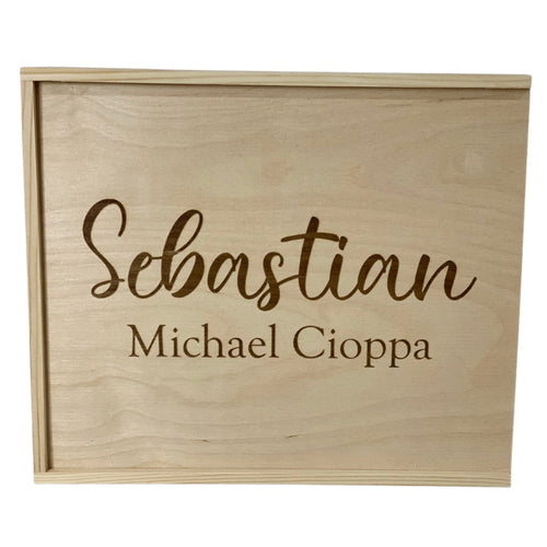 Personalised wooden box
