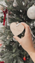 Load and play video in Gallery viewer, Teacher Christmas Ornament - Heart
