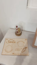 Load and play video in Gallery viewer, Personalised Wooden Santa Snack Board
