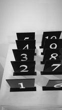 Load and play video in Gallery viewer, Acrylic Table Numbers - Rectangle
