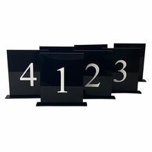 Load image into Gallery viewer, Acrylic Table Numbers - Rectangle
