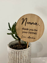 Load image into Gallery viewer, Personalised Thank You Plant Sign
