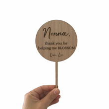 Load image into Gallery viewer, Personalised Thank You Plant Sign
