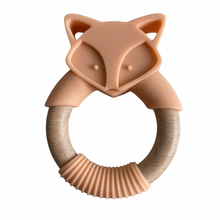 Load image into Gallery viewer, Pink baby fox teether
