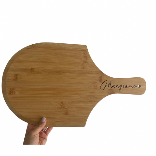 pizza paddle engraved personalised
